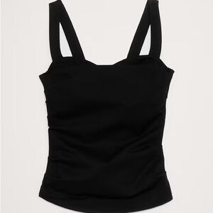 Banana Republic Black Sweetheart Neckline Top